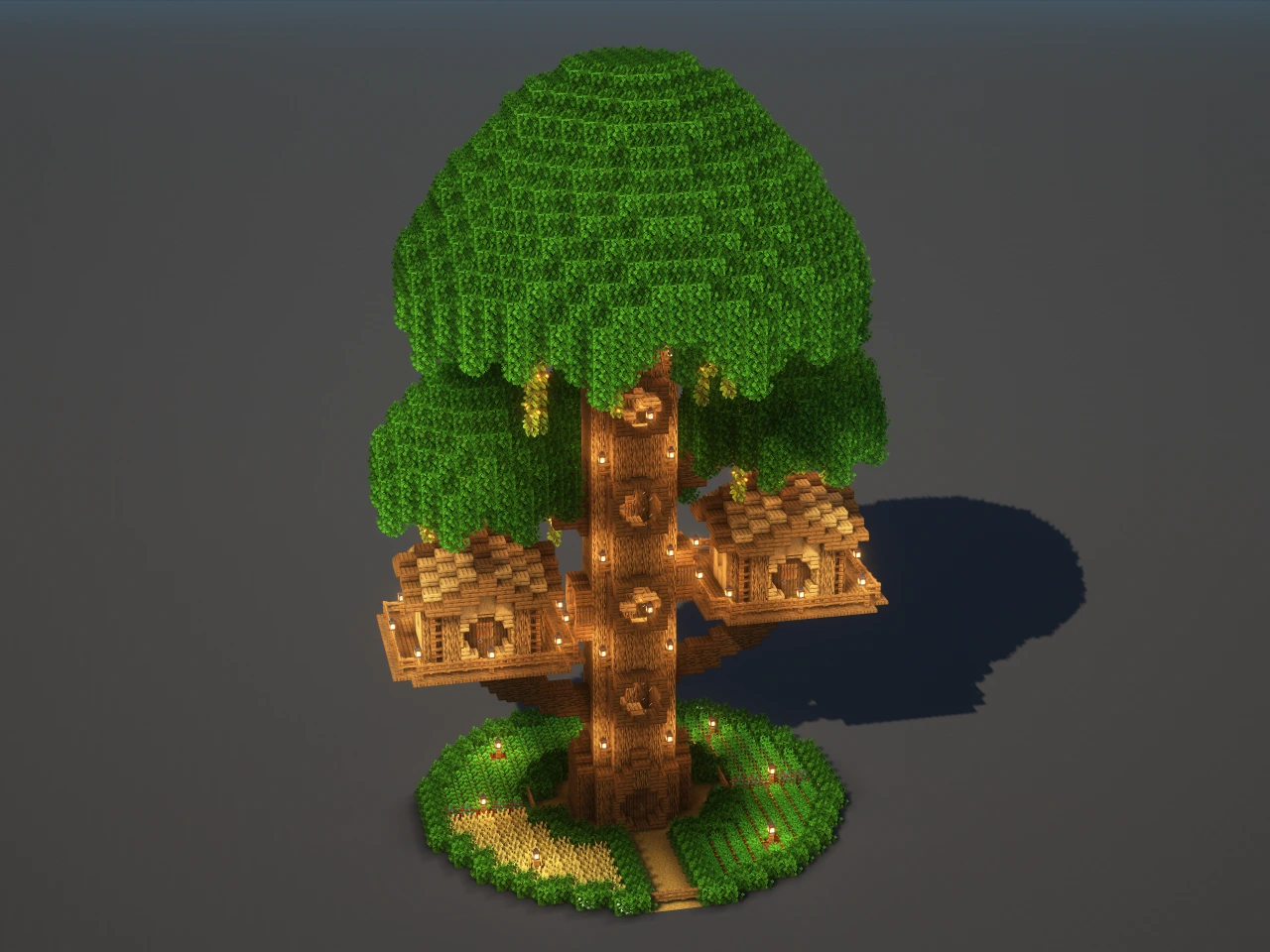 Tree House - Minecraft Build Guide