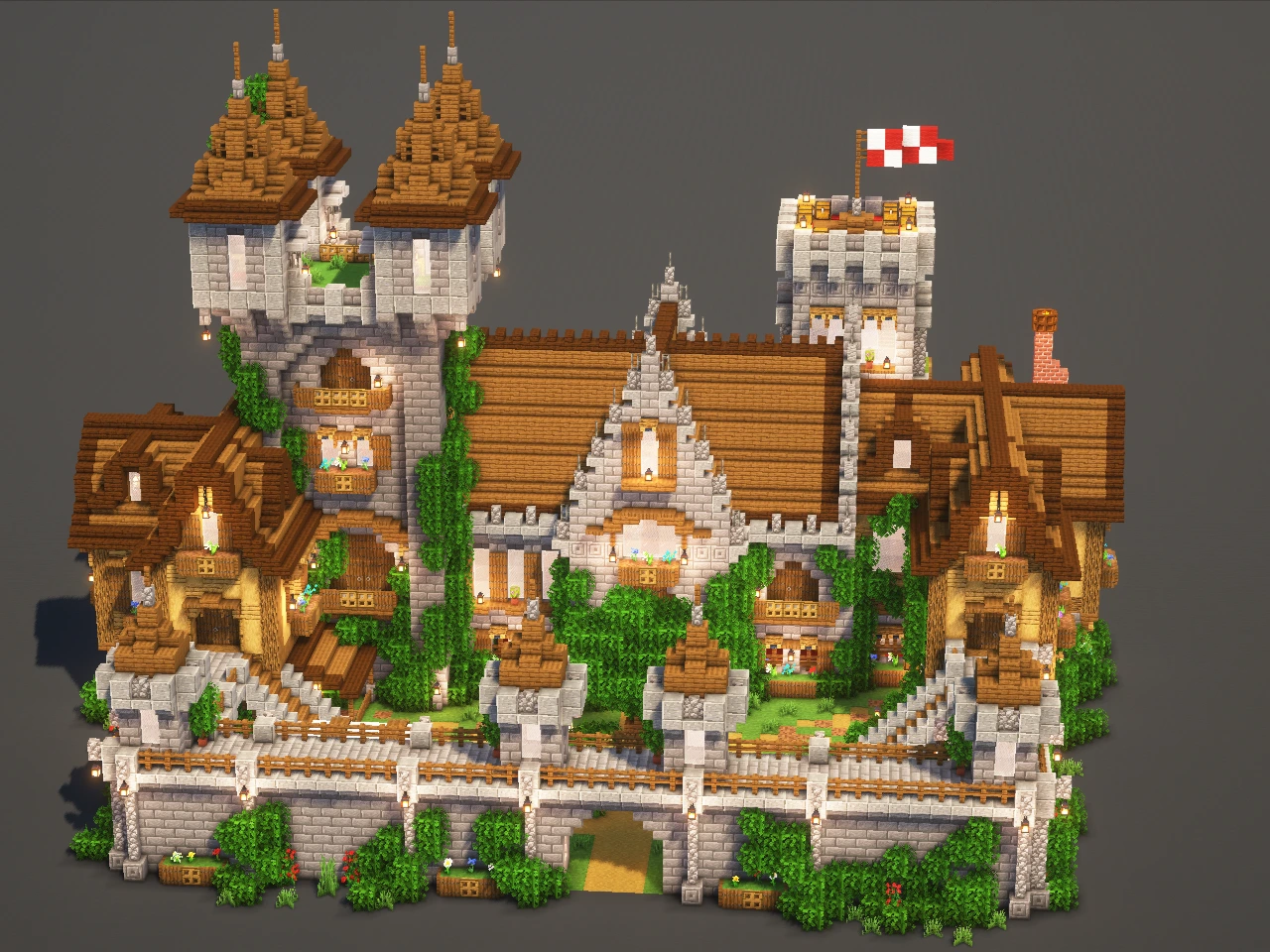 Starter Castle #6 - Minecraft Build Guide